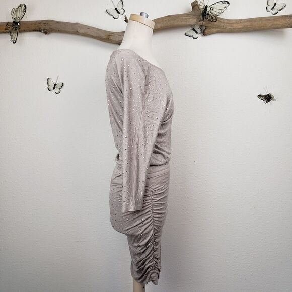 International concepts taupe dress stretchy dress - Picture 6 of 8